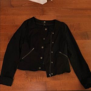 H&M light crop jacket